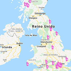 Mapas geolocalizados Reino Unido